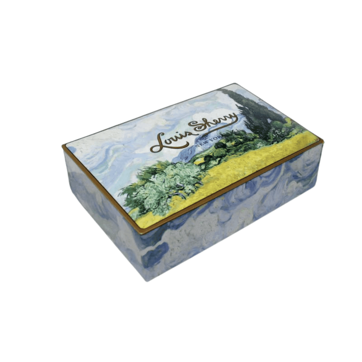 Primary Image of Wheat Field by Van Gogh Chocolate Tin