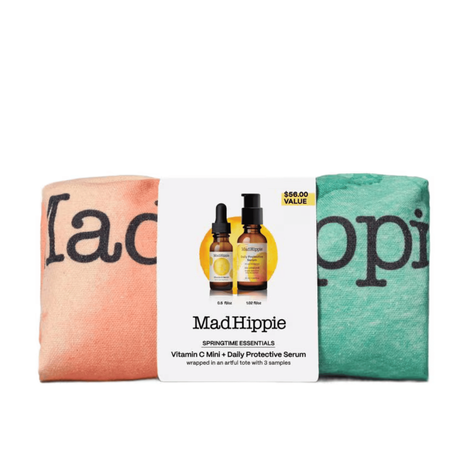 Primary Image of Springtime Essentials Bag, folded tote bag with label