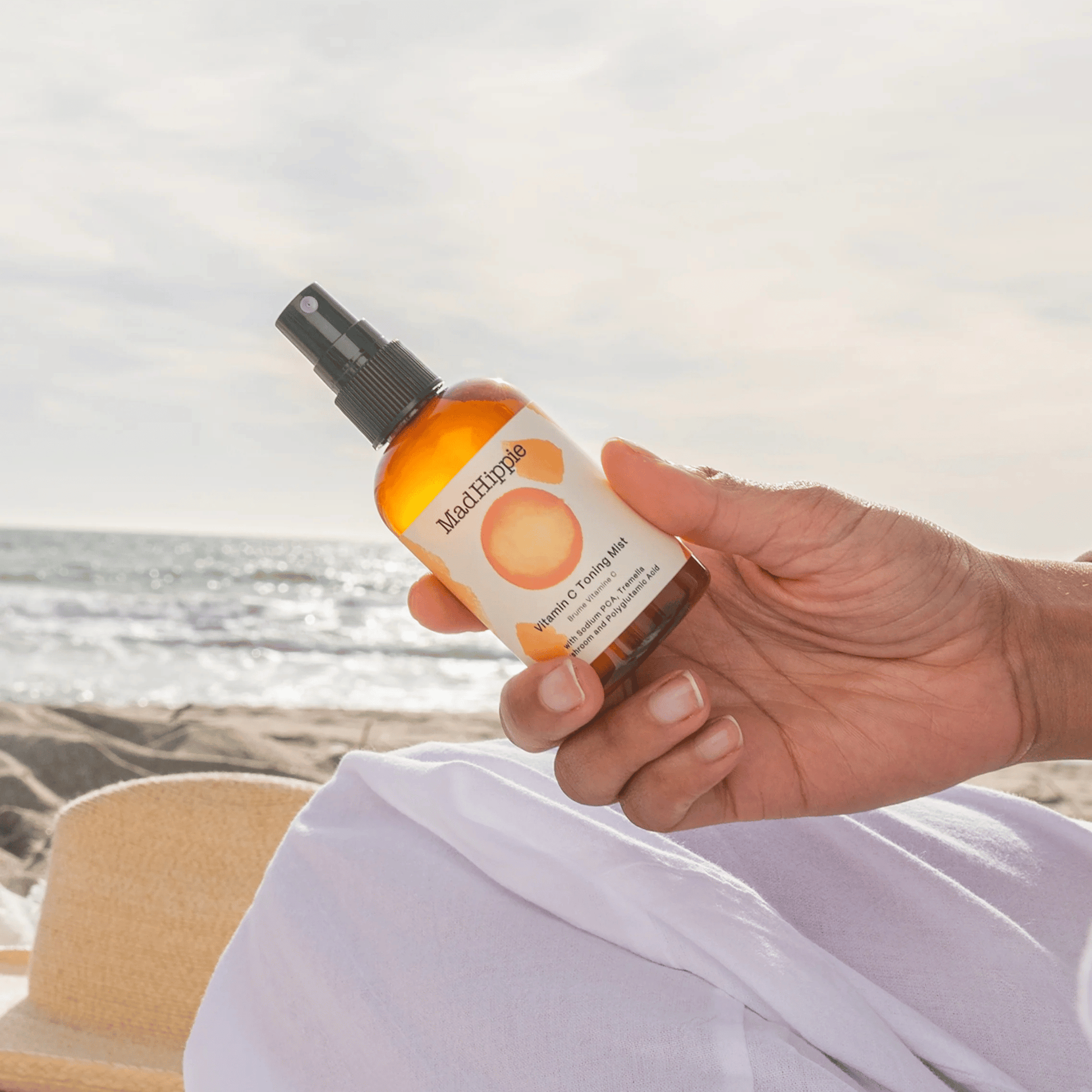 Alternate Image of Vitamin C Toning Mist, dark amber spray bottle