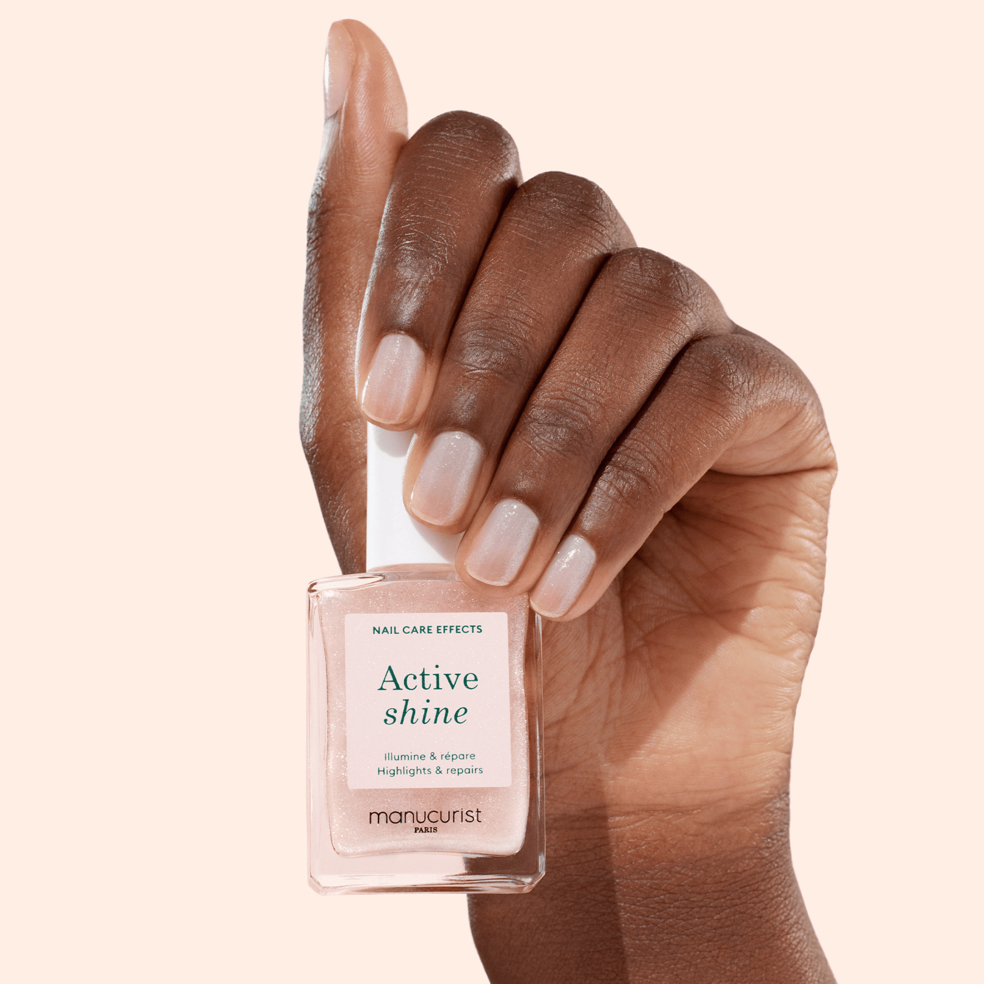 Alternate Image of Active Shine, pink shimmery nail product