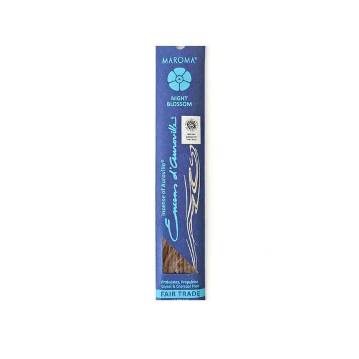 Primary Image of Night Blossom Incense, blue packaged incense sticks