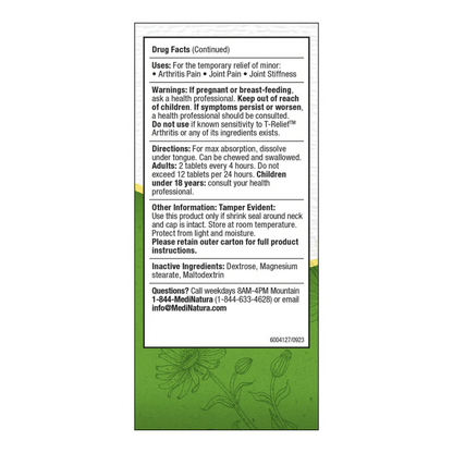 Alternate Image of T-Relief Extra Strength Arthritis Tablets