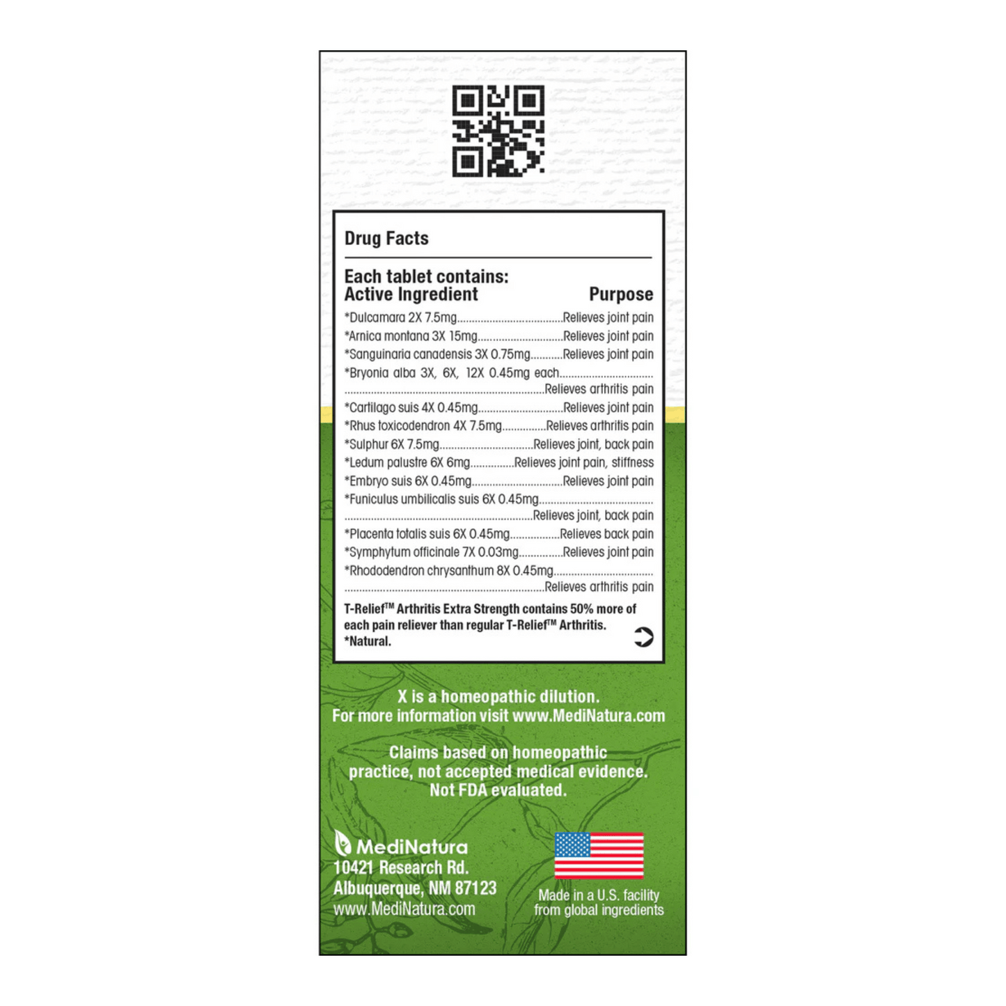 Alternate Image of T-Relief Extra Strength Arthritis Tablets