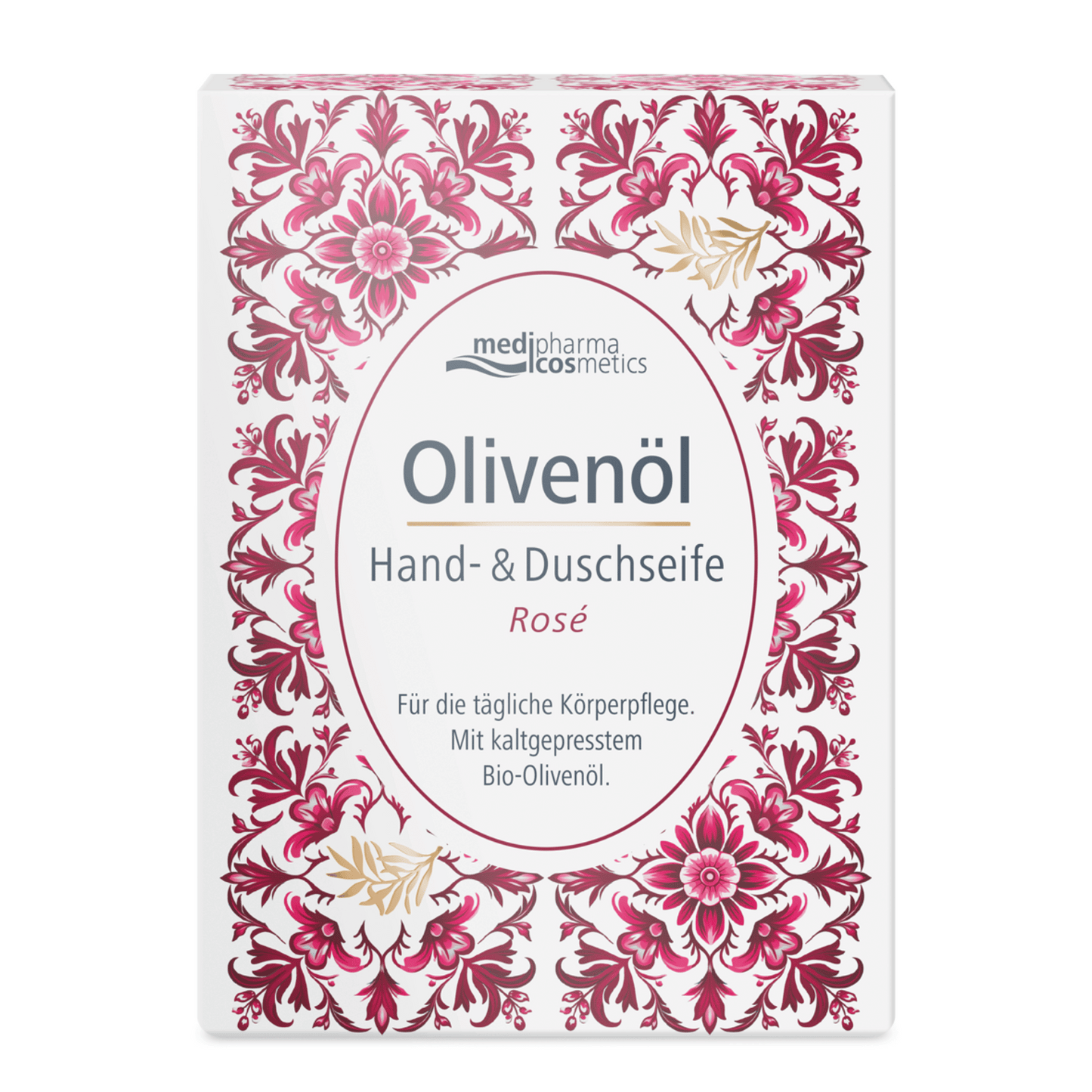 Medipharma Cosmetics Olivenol Hand und Duschseife Rose (100 g) #10090152