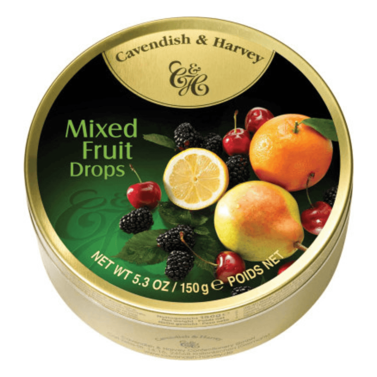 Primary Image of Mixed Fruit Drops Tin