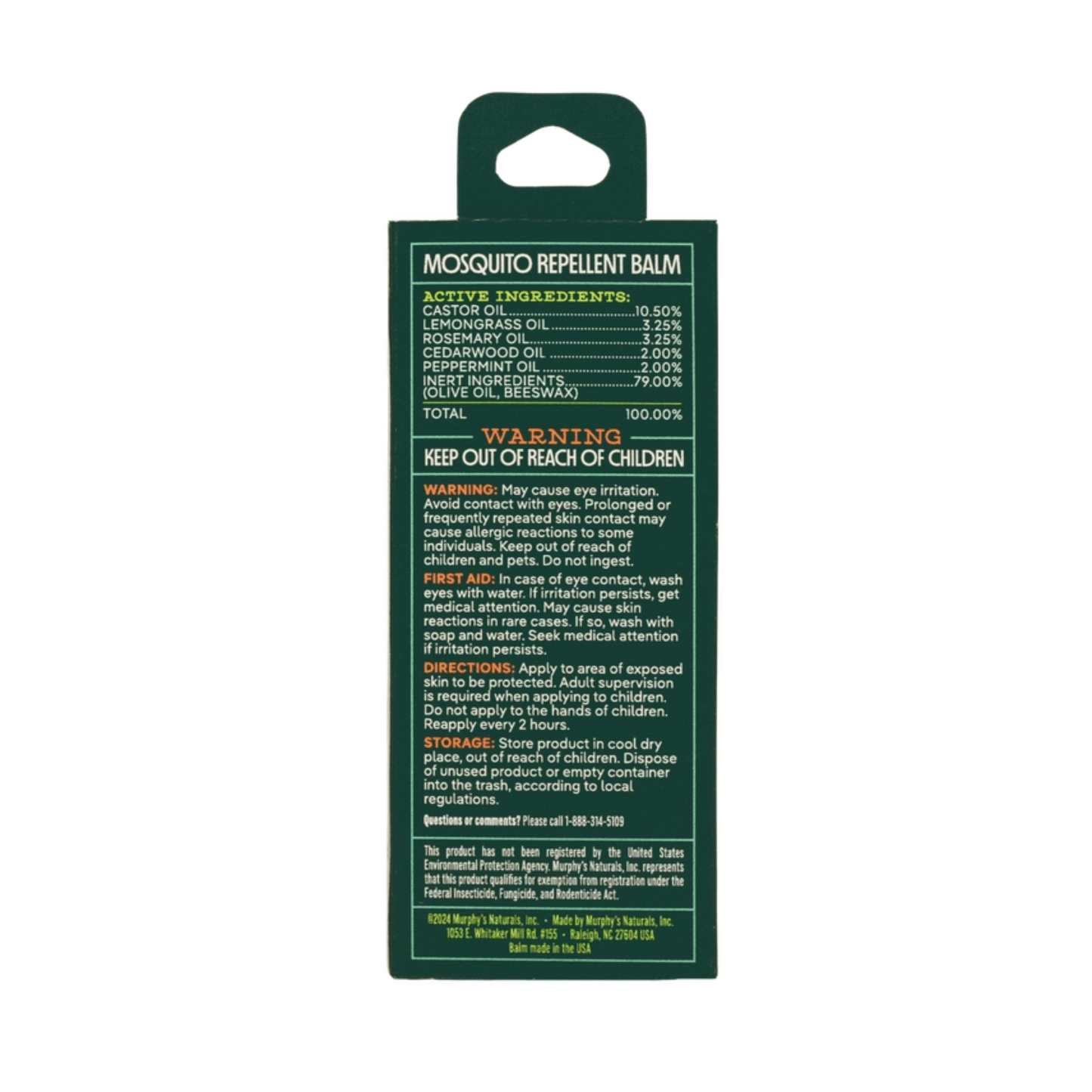 Alternate image of Murphy's Naturals Mosquito Repellent Balm Sticks (0.5 oz)