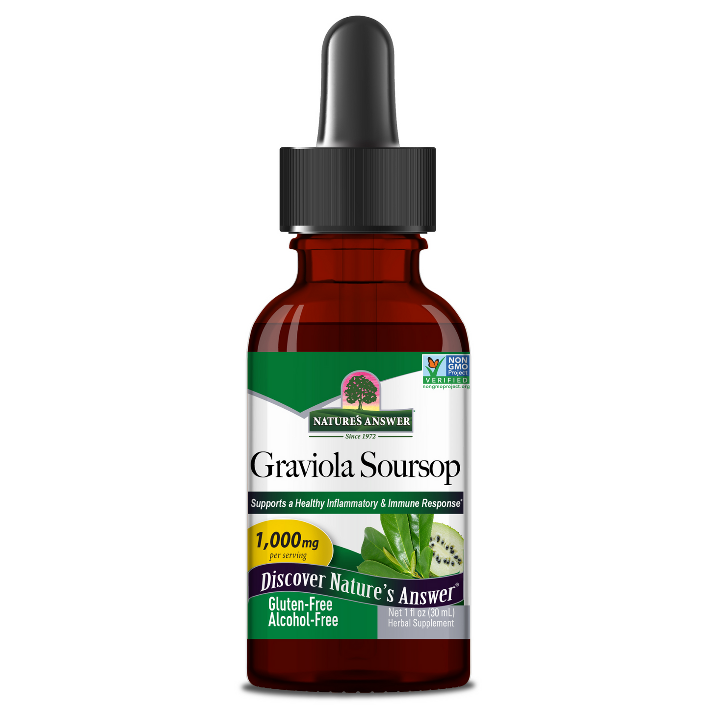 Primary Image of Nature's Answer Graviola Soursop (1 oz)