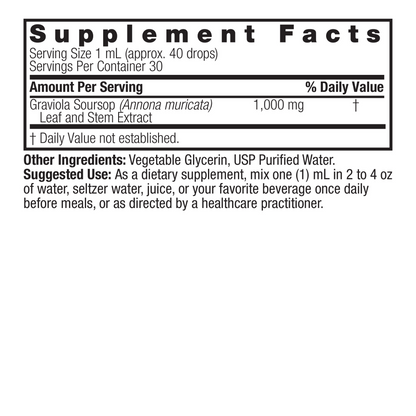 Alternate Image of Nature's Answer Graviola Soursop (1 oz)