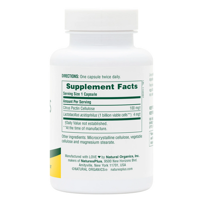 alternate image of nature's plus acidophilus with pectin