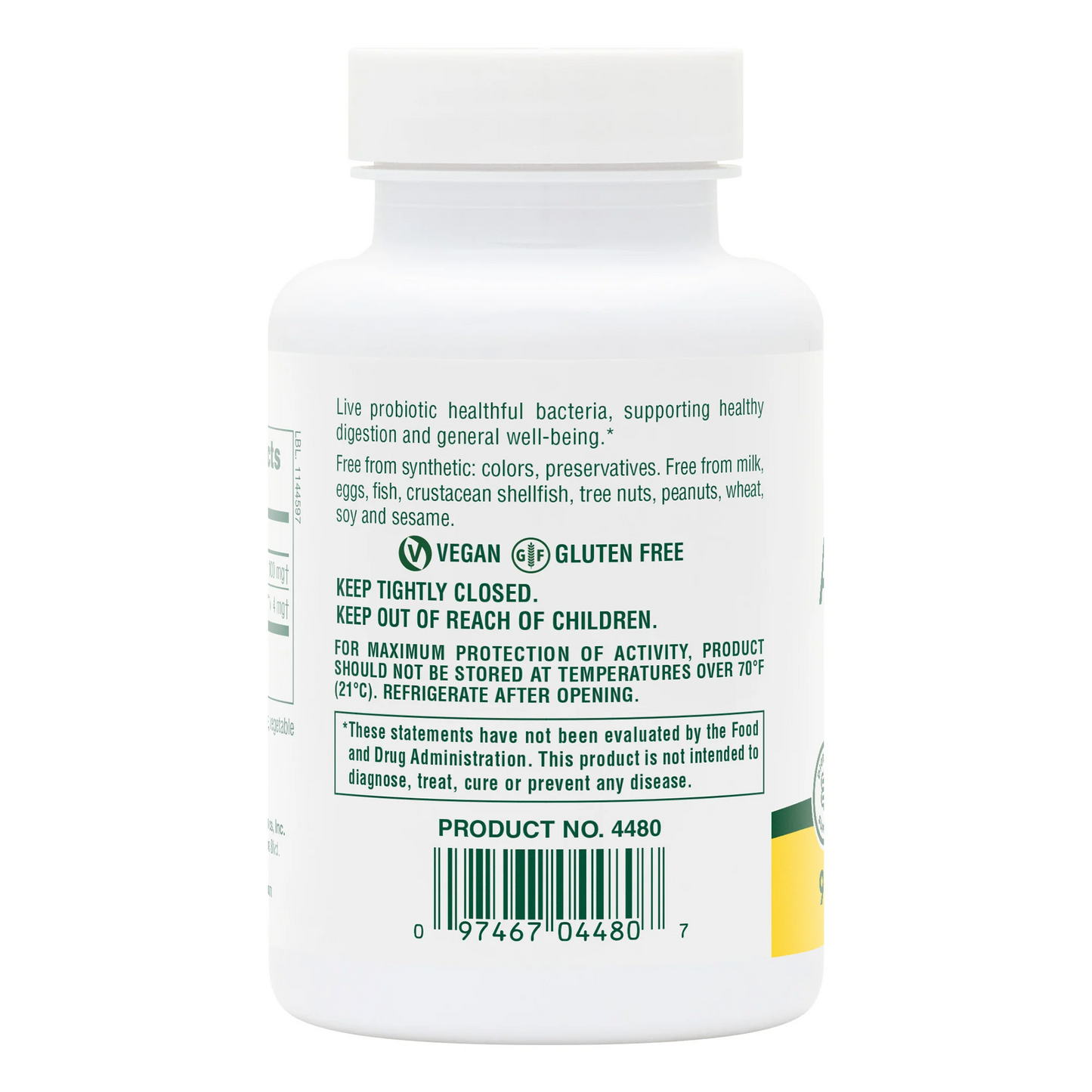 alternate image of nature's plus acidophilus with pectin