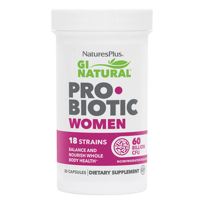 primary image of nature's plus women's GI natural probiotic
