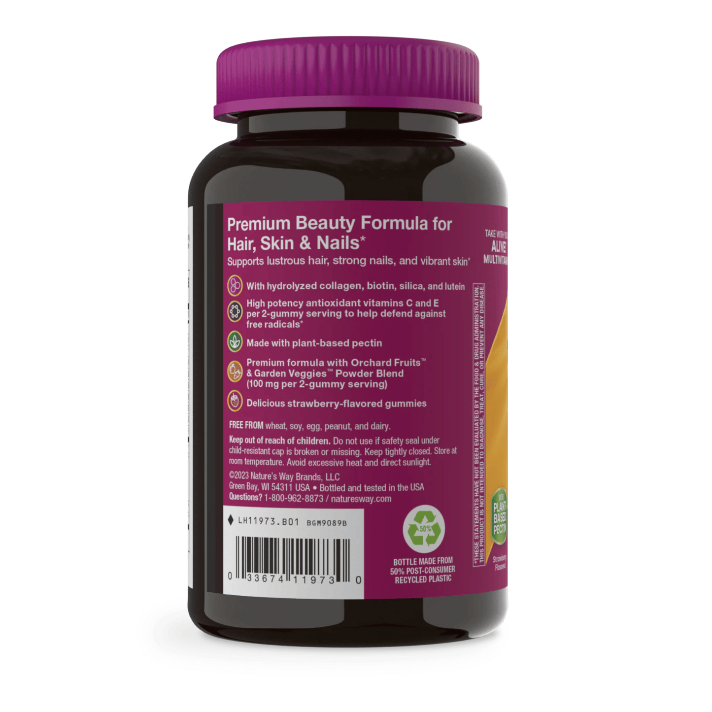 Alternate Image of Alive! Hair, Skin & Nail Premium Gummies