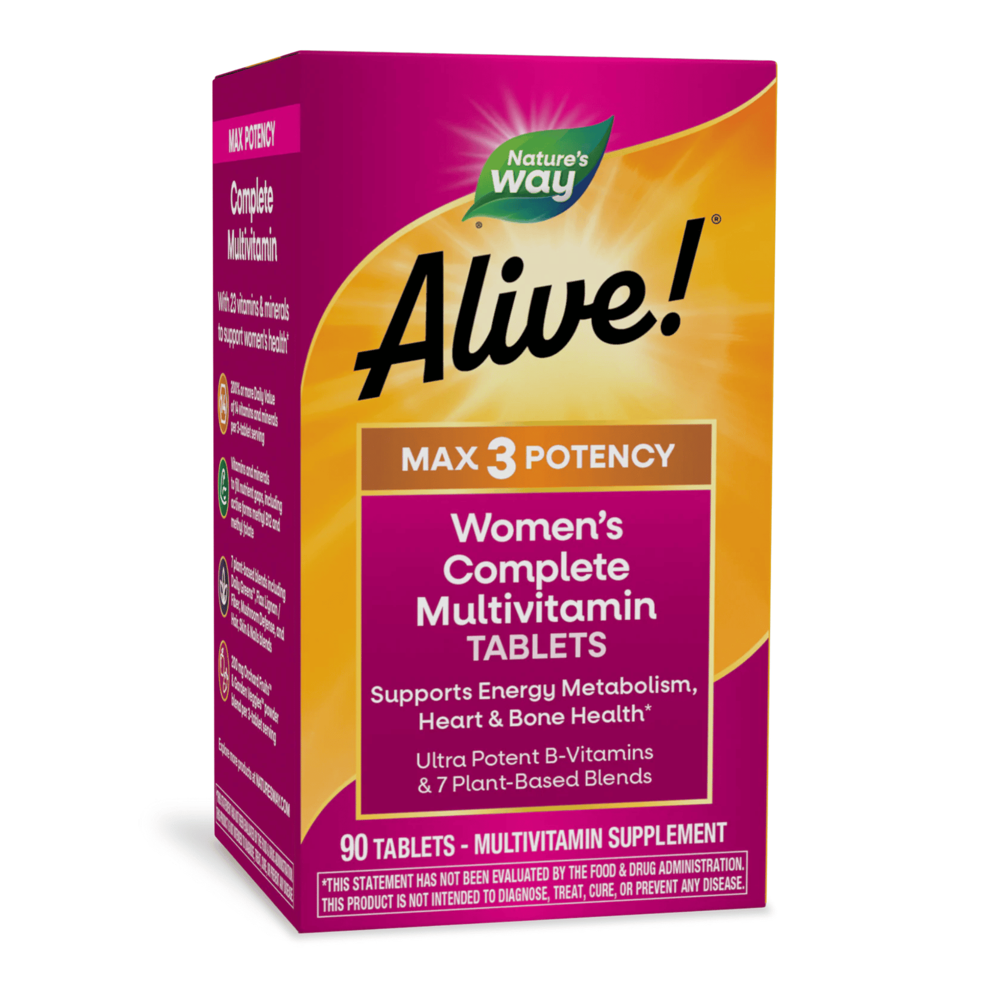 Primary Image of Alive! Max3 Potency Women's Complete Multivitamin