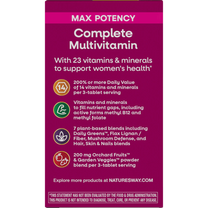 Alternate Image of Alive! Max3 Potency Women's Complete Multivitamin