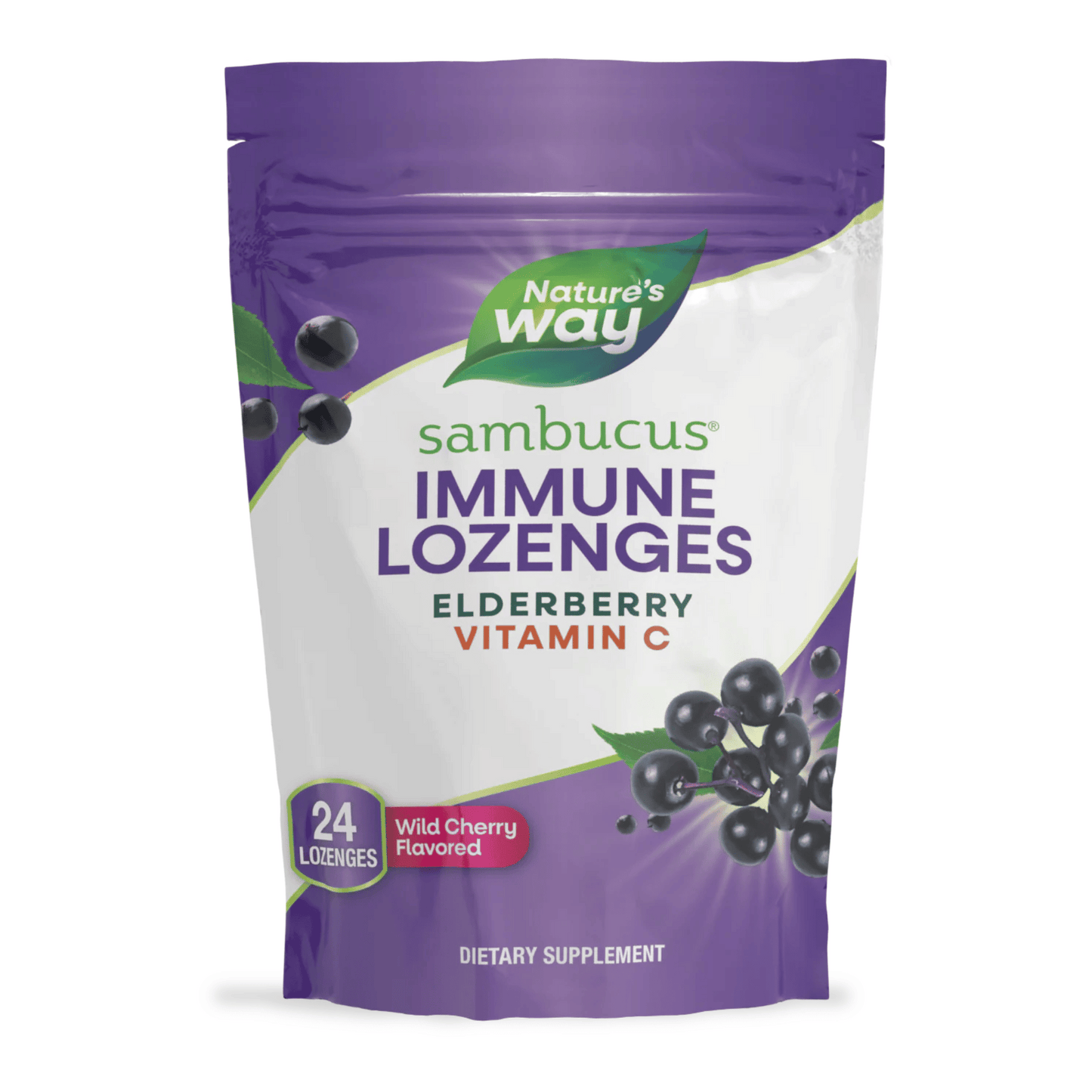 Primary Image of Sambucus Cherry Flavor Vitamin C Lozenges