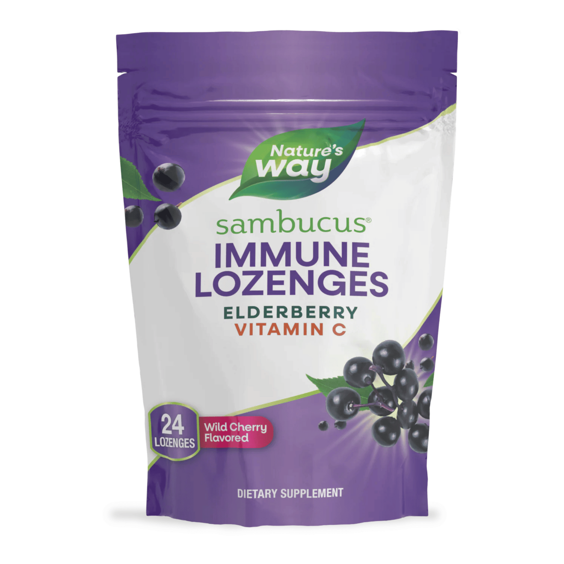 Primary Image of Sambucus Cherry Flavor Vitamin C Lozenges