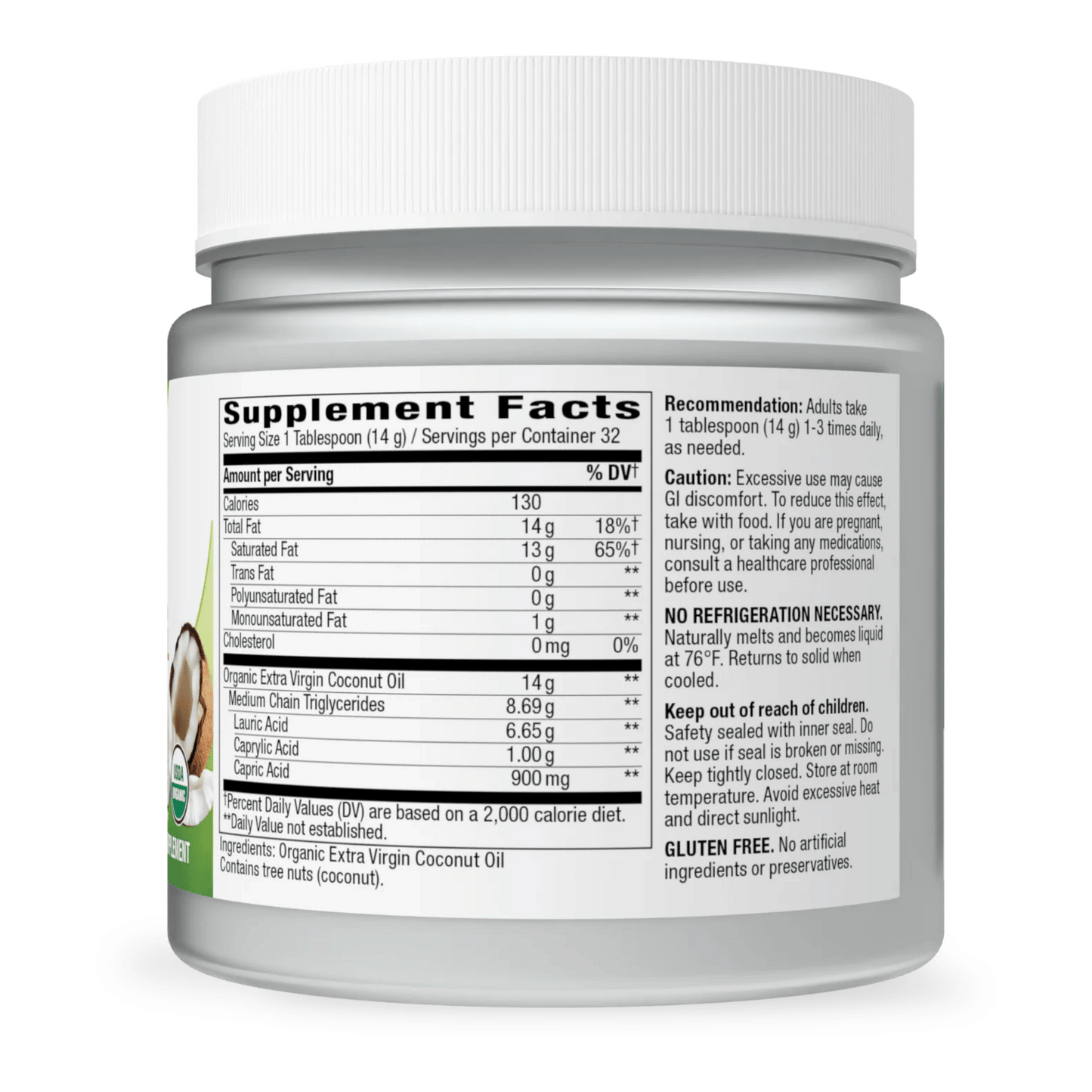 Alternate Image of Organic Extra Virgin Coconut Oil