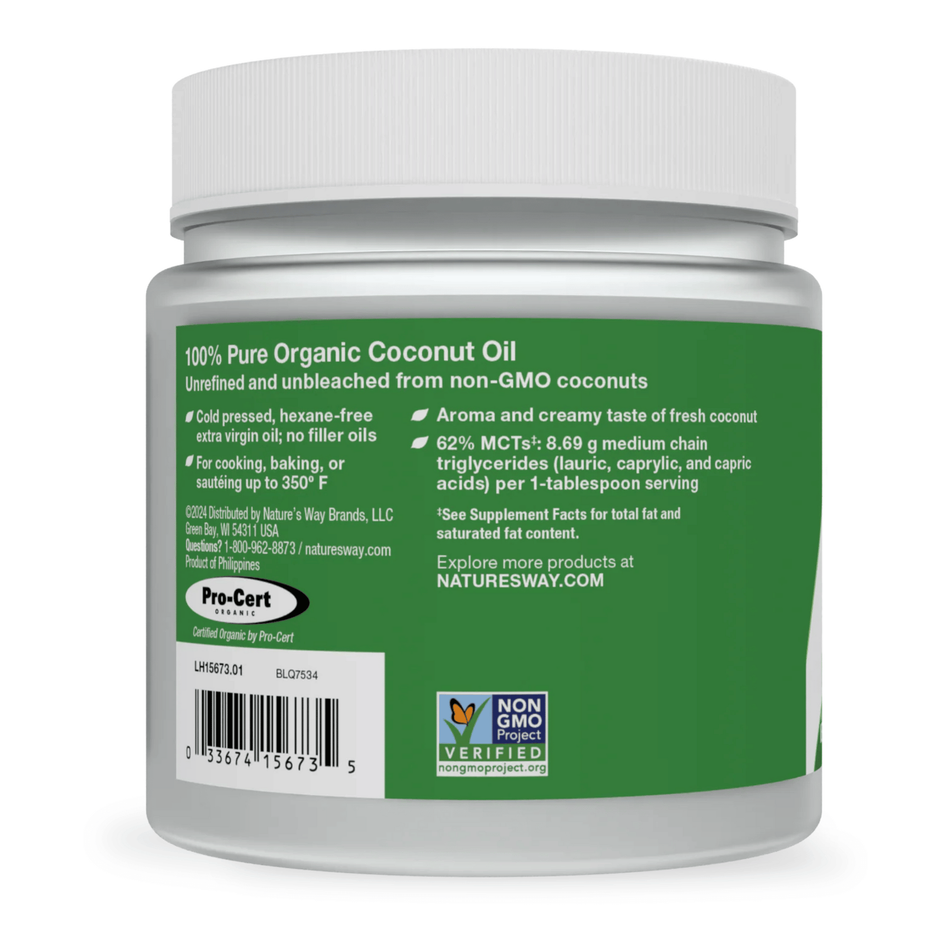 Alternate Image of Organic Extra Virgin Coconut Oil