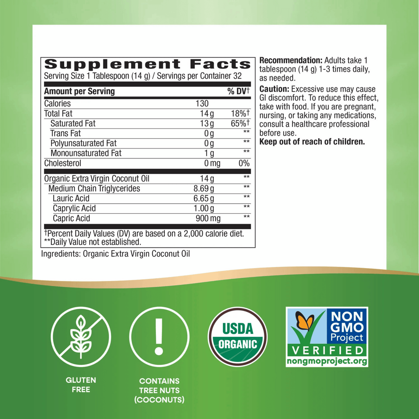 Alternate Image of Organic Extra Virgin Coconut Oil