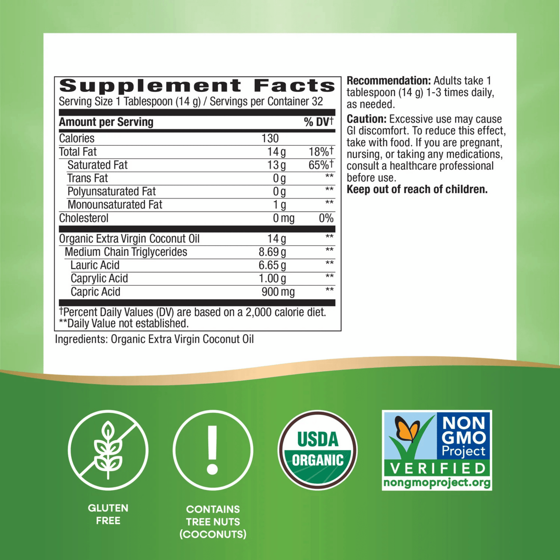 Alternate Image of Organic Extra Virgin Coconut Oil