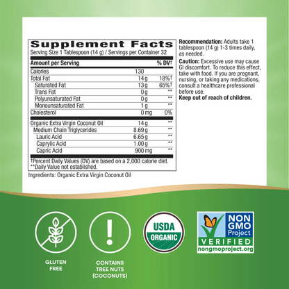 Alternate Image of Organic Extra Virgin Coconut Oil