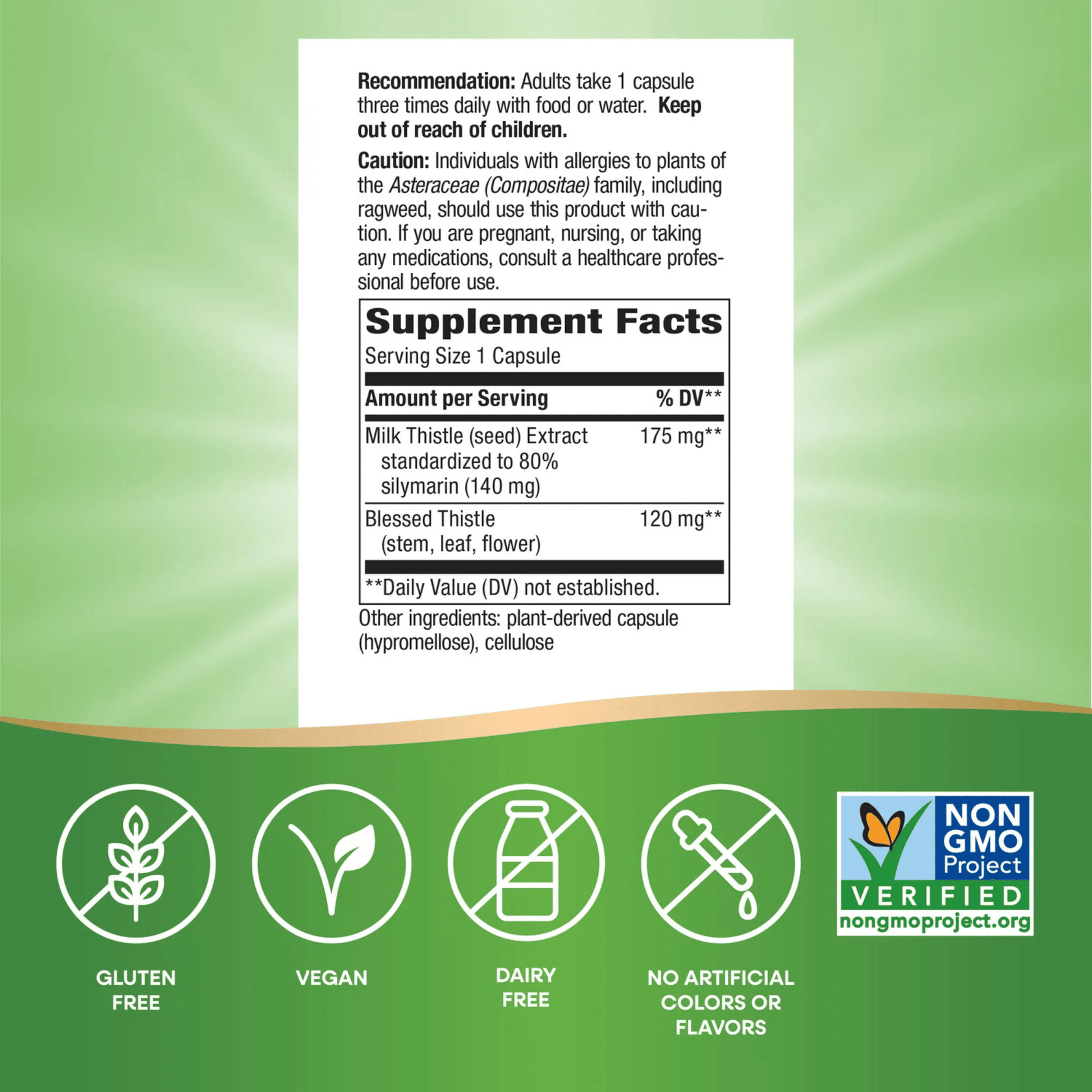Alternate image of Nature's Way Milk Thistle SE (120 ct)