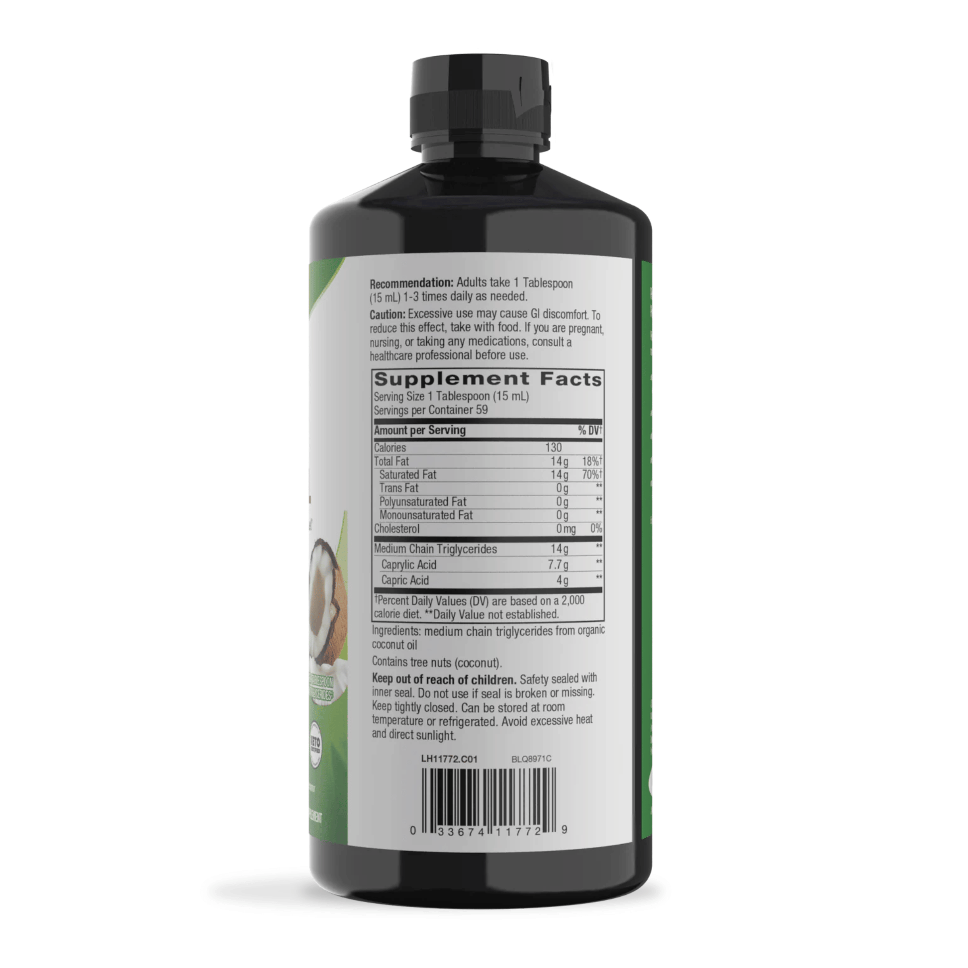Alternate Image of 100% Organic MCT Oil