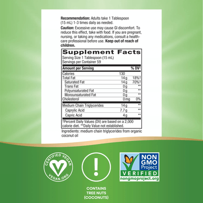 Alternate Image of 100% Organic MCT Oil