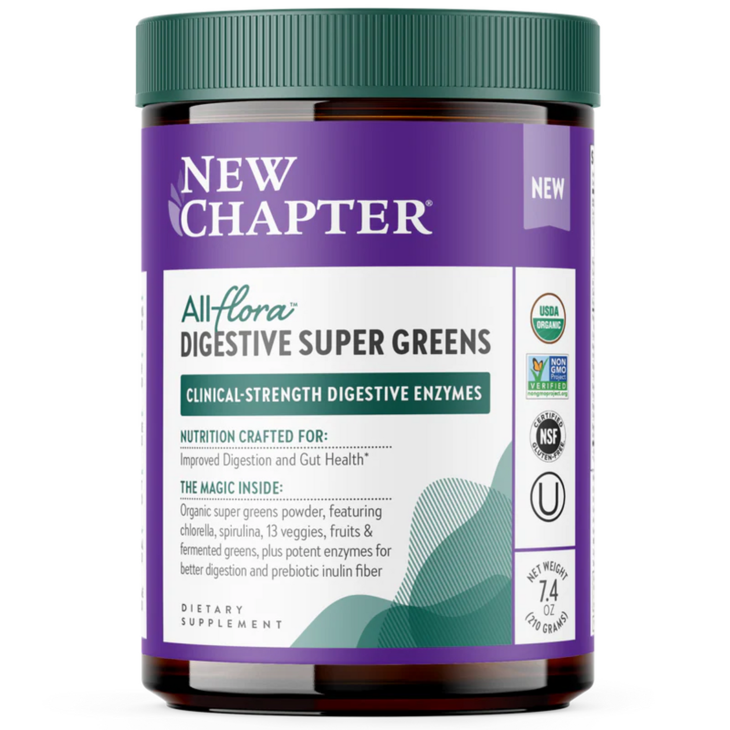 primary image of new chapter all floral probiotic digestive super greens