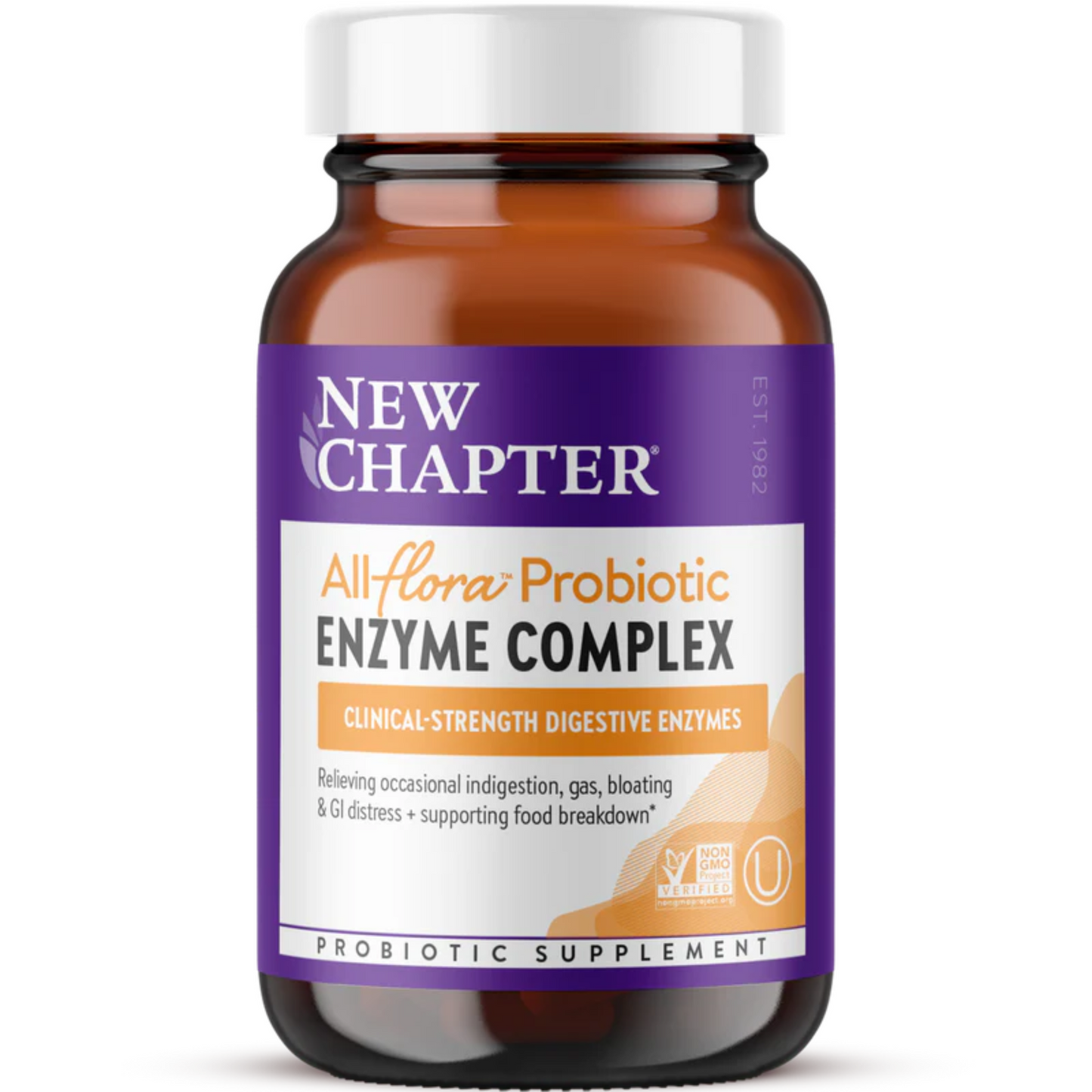 primary image of new chapter all flora probiotic enzyme complex
