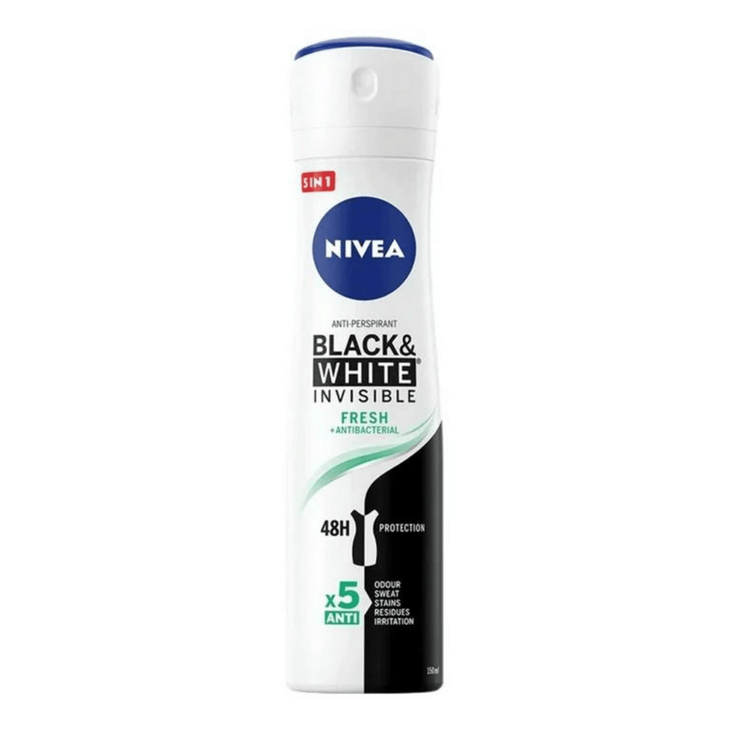 Primary Image of Women's Spray Black & White Invisible Fresh Anti-Perspirant Deodorant