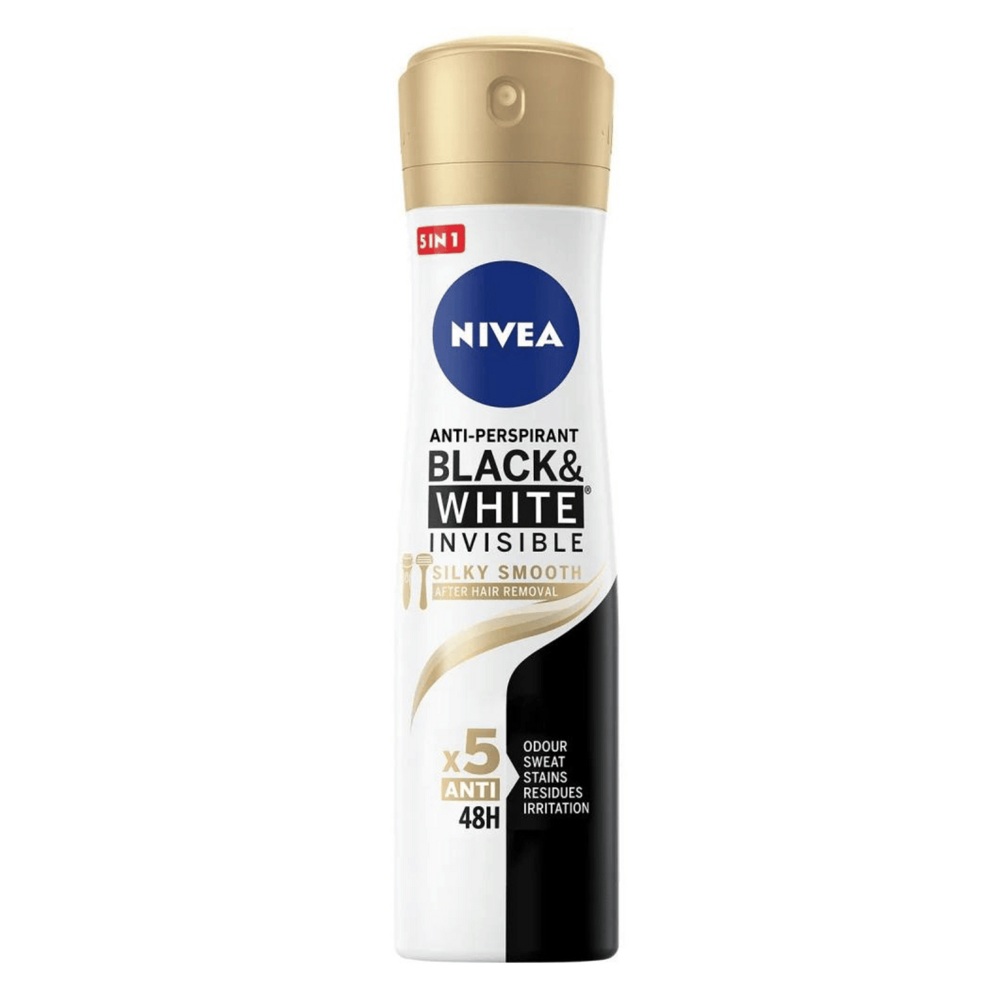 Primary Image of Women's Spray Black & White Invisible Silky Smooth Anti-Perspirant Deodorant