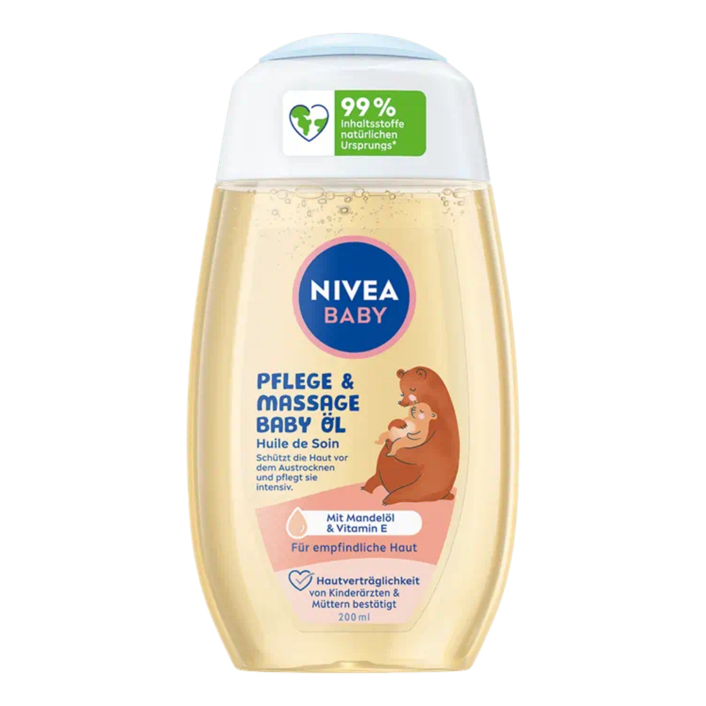 primary image of nivea baby care and massage oil