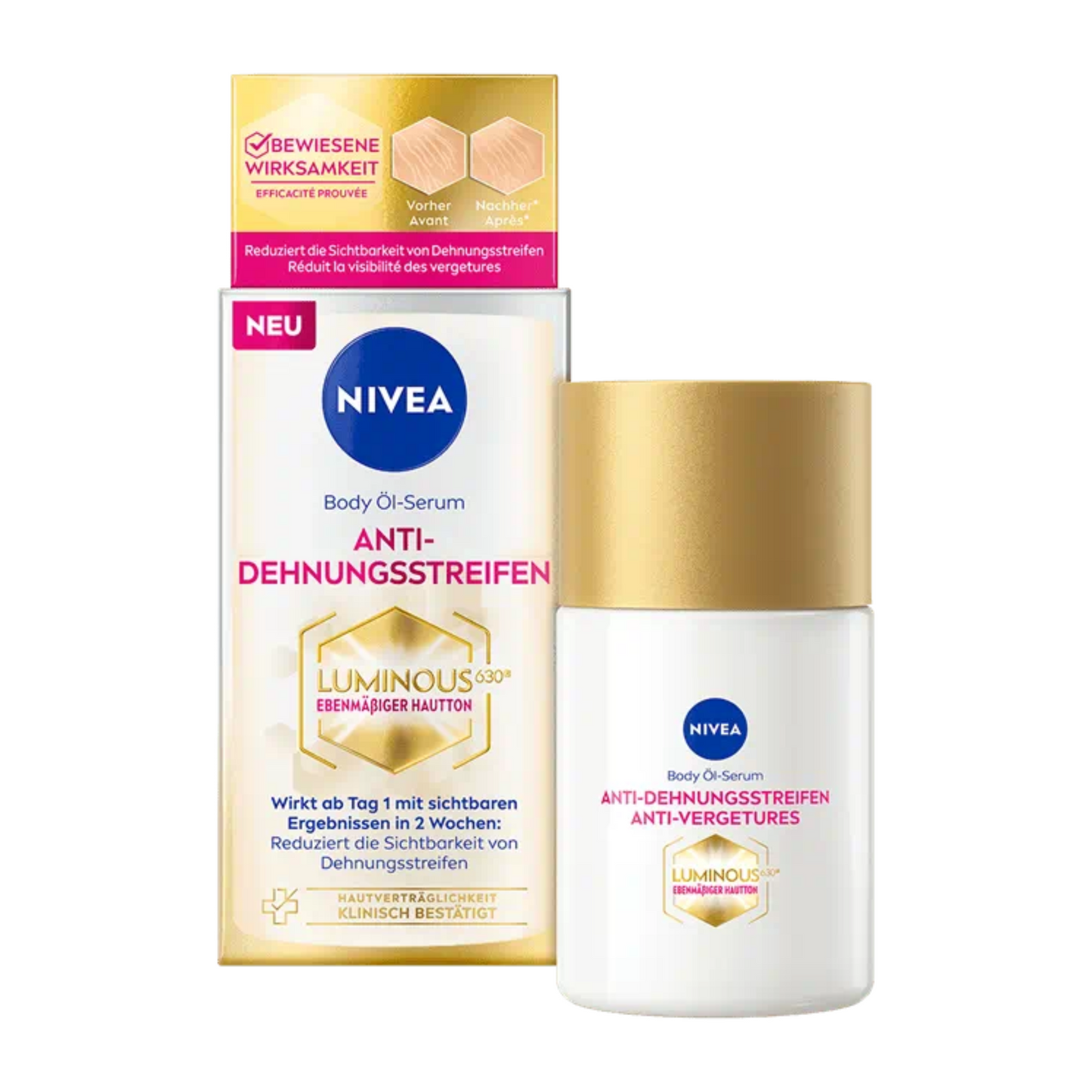 primary image of nivea body oil serum luminous630 