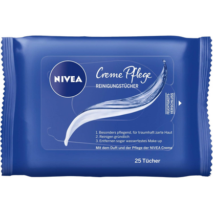 Alternate Image of Creme Care Cleansing Wipes, blue packages wipes with German writing