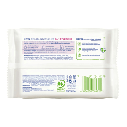 Alternate Image of 3-in-1 Gentle Cleansing Wipes, pink and wipe packaged wipes