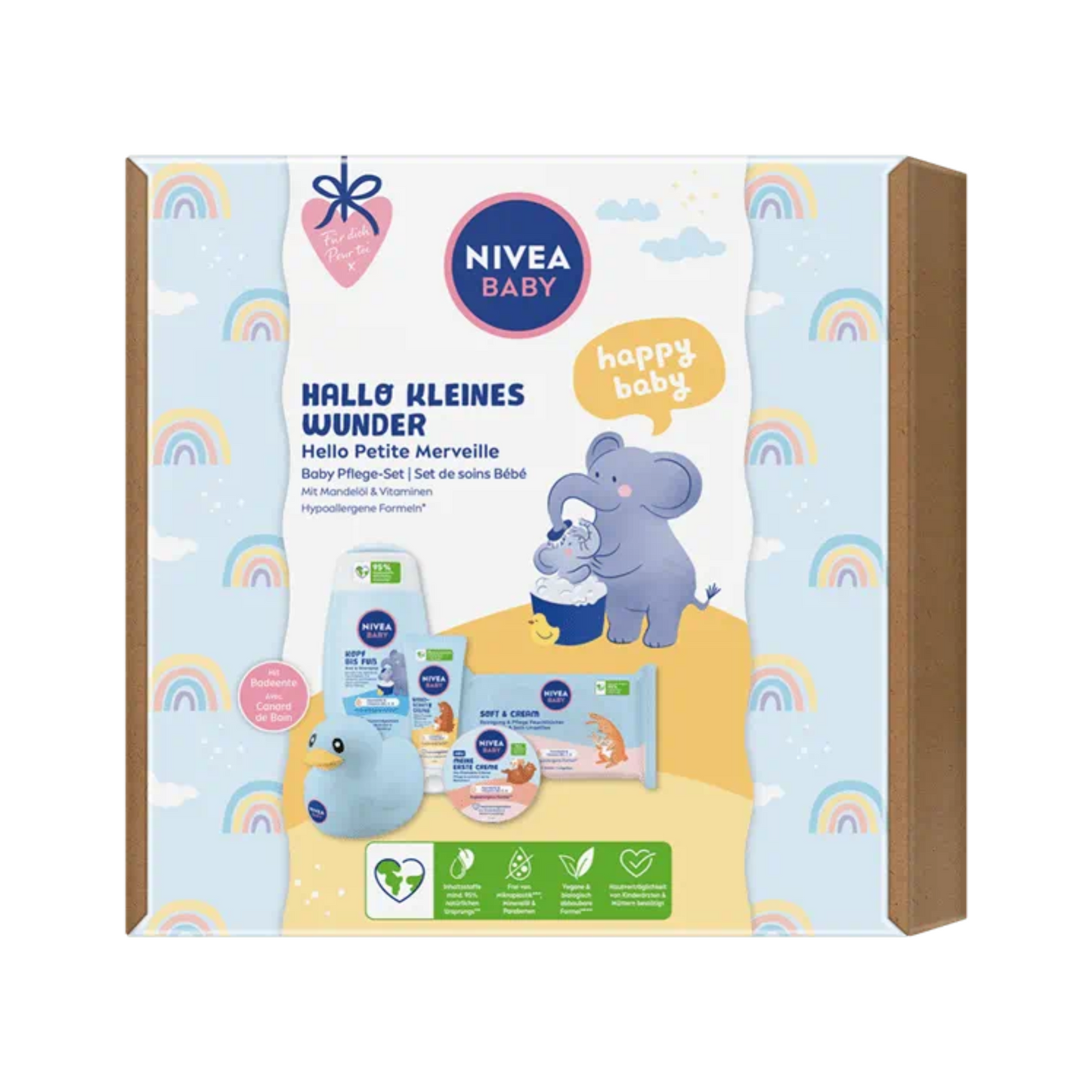 primary image of nivea hello little miracle baby care set