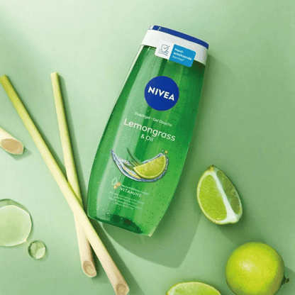 Alternate Image of Lemongrass and Oil Shower Gel, clear bottle with green shower gel