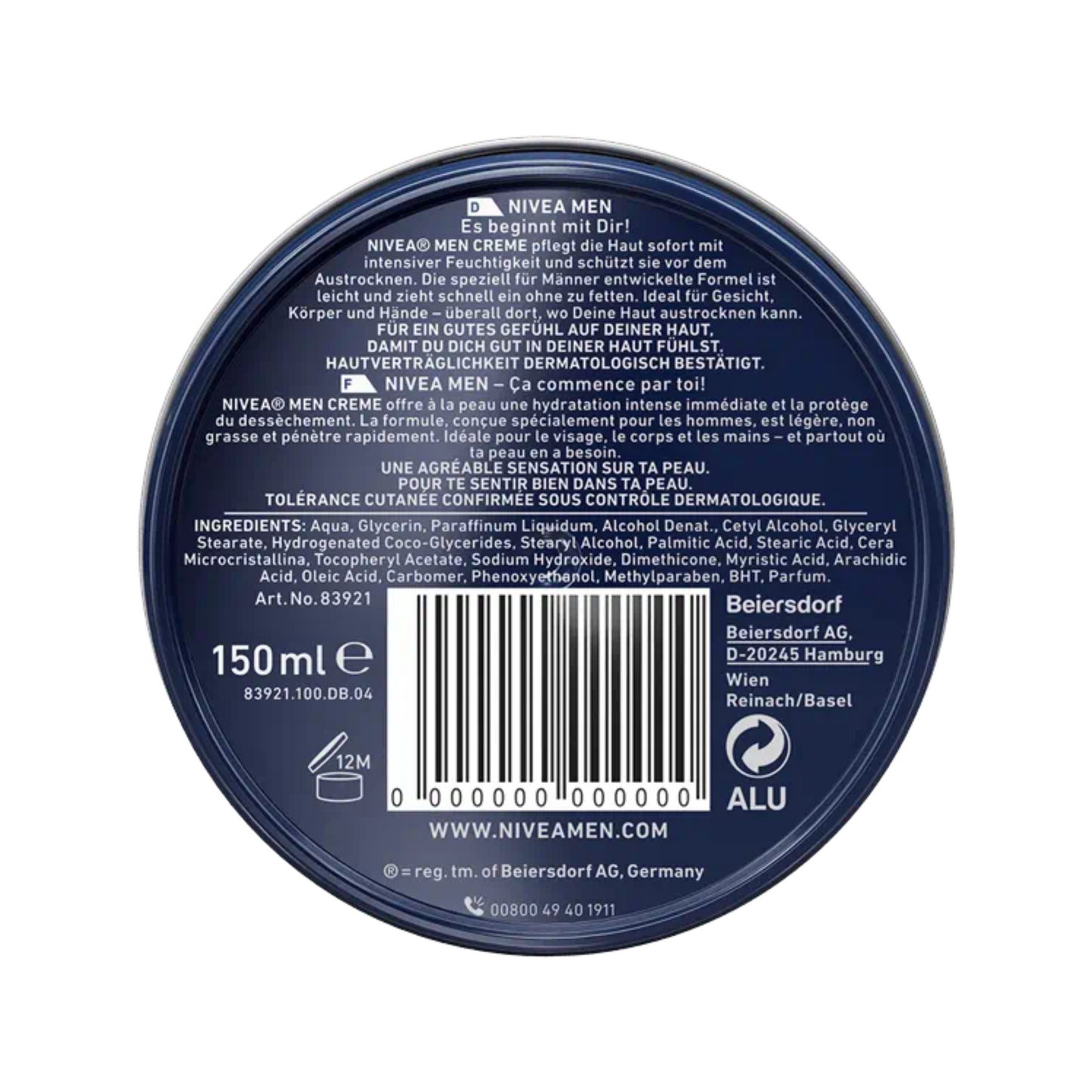 Alternate Image of Nivea Men Creme Tin (75 ml)