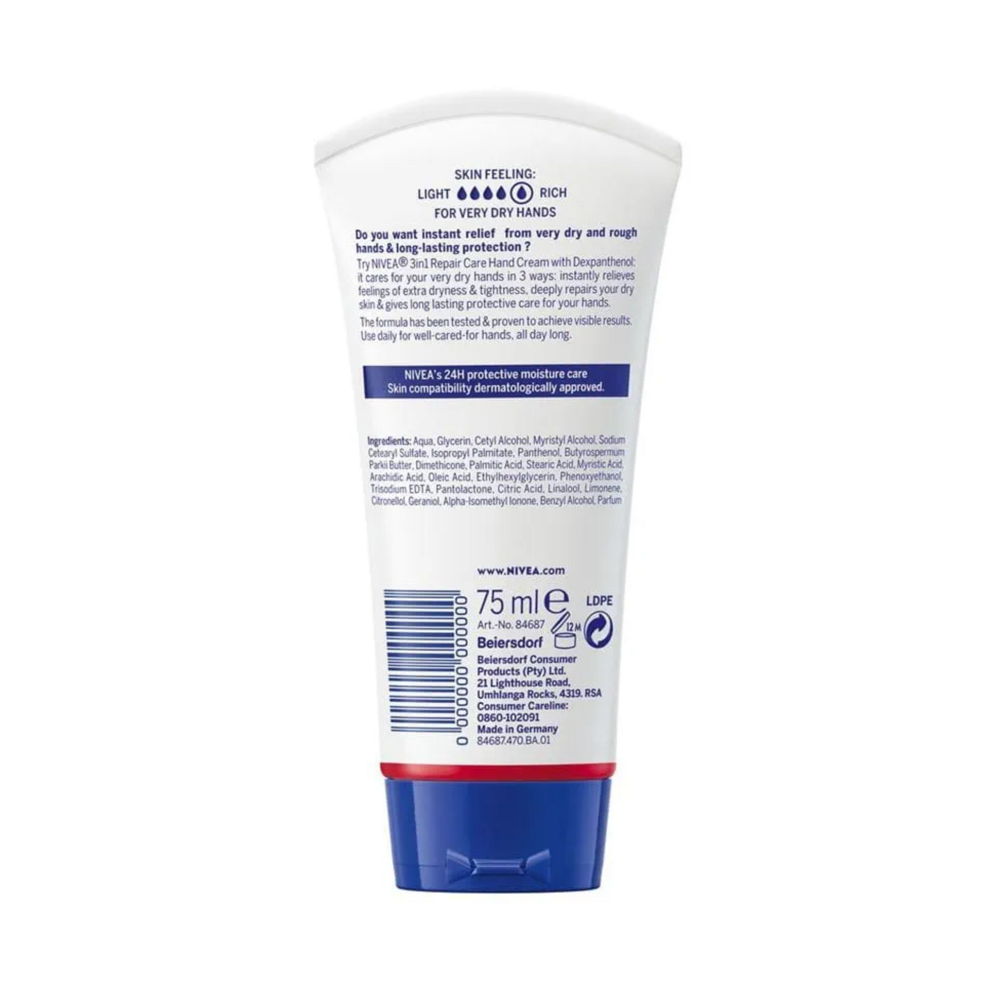 Alternate Image of Nivea Repair Care Hand Creme (75 ml)