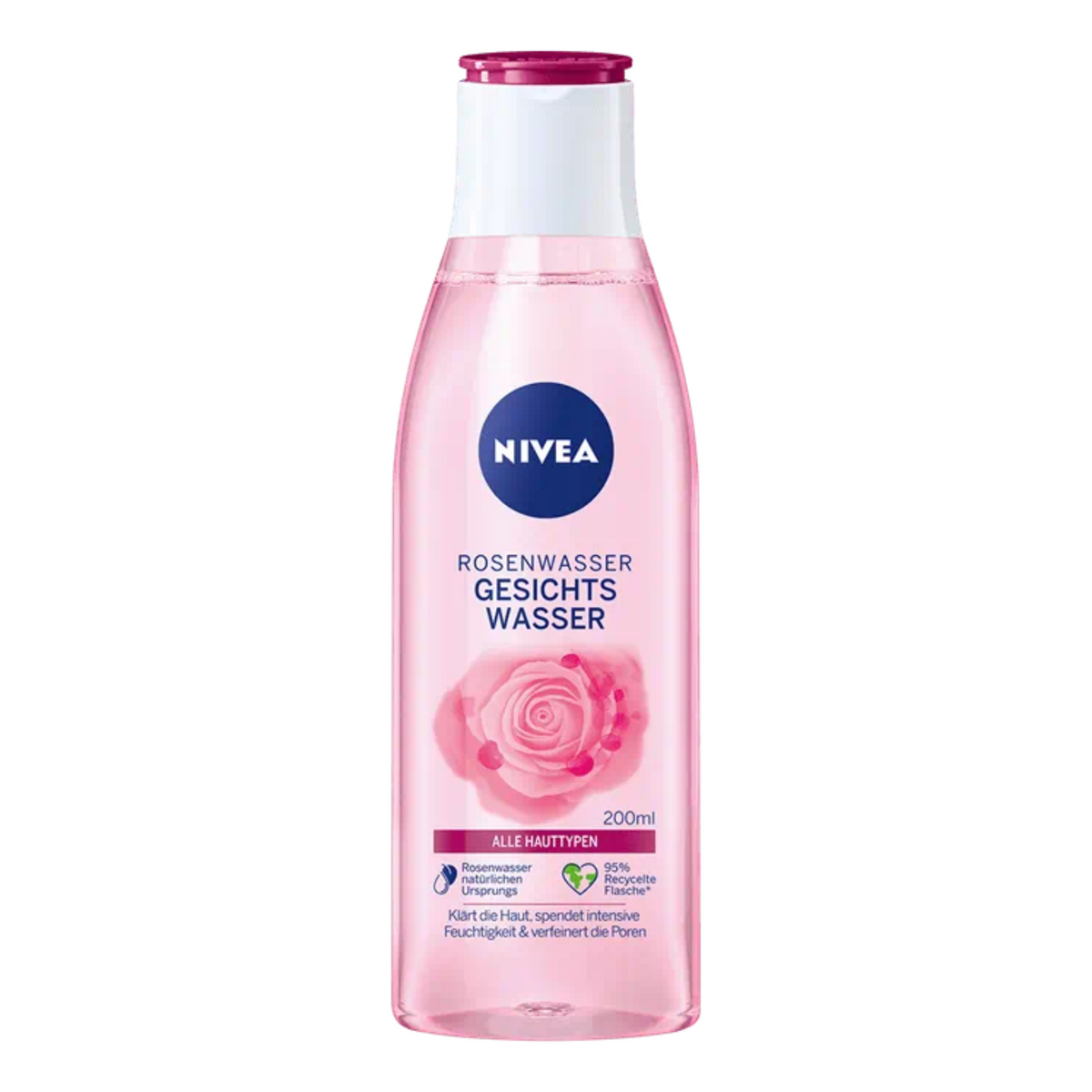 Nivea Rose Water Toner (Rosenwasser Gesichts Wasser) (200 ml) #10088828