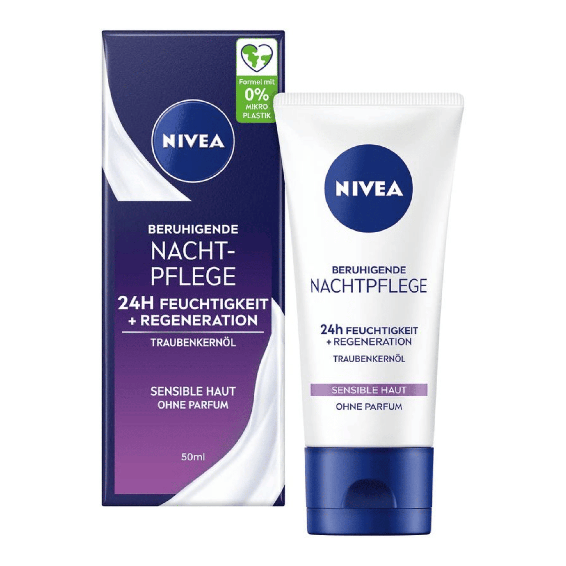 Primary Image of Soothing Night Cream, blue box white tube