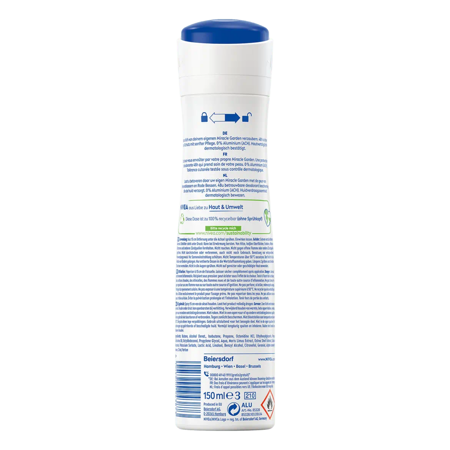 Alternate Image of Nivea Women's Spray Miracle Garden Deodorant (150 ml)