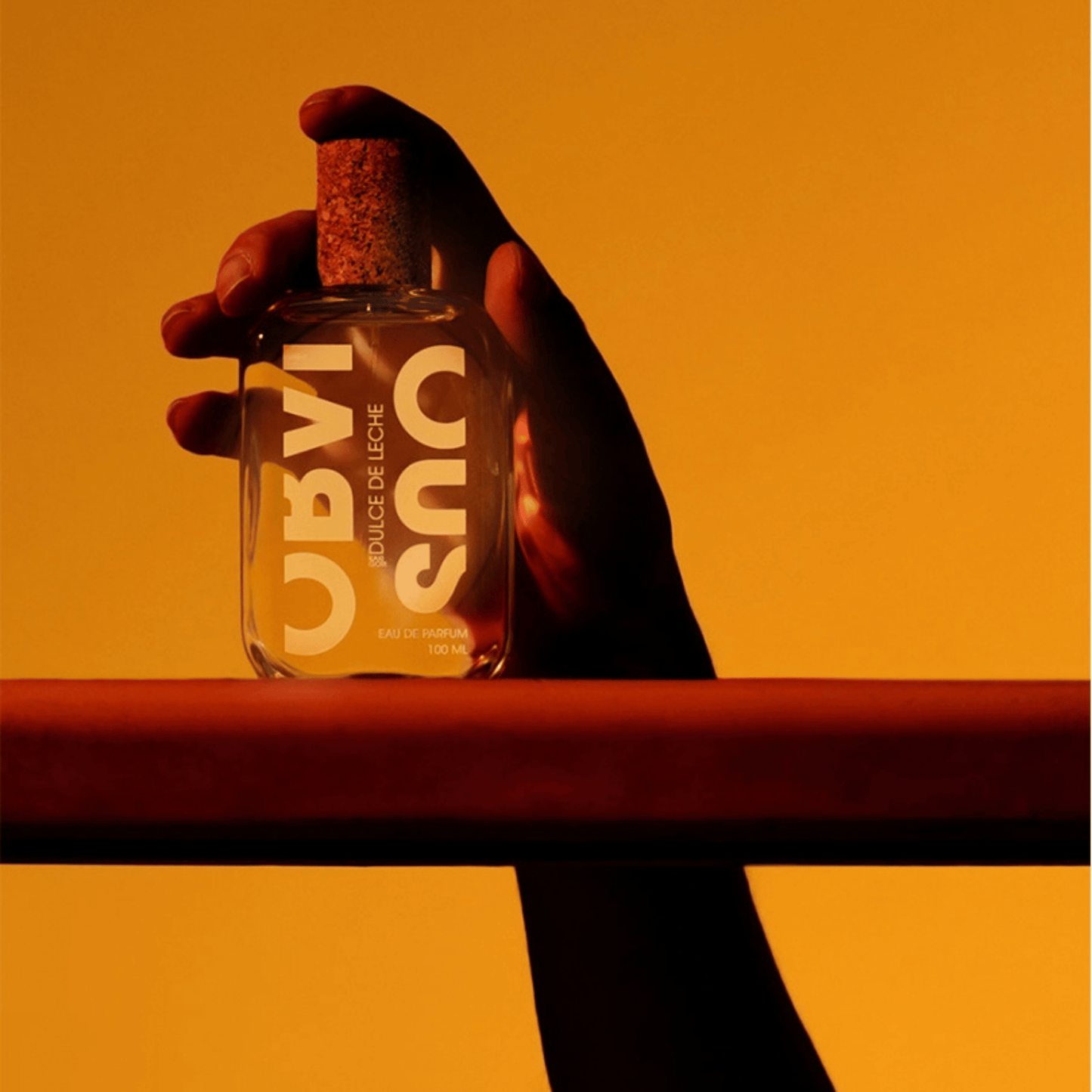 Alternate Image of Dulce de Leche Kakigori EDP, clear perfume bottle with cork cap with model