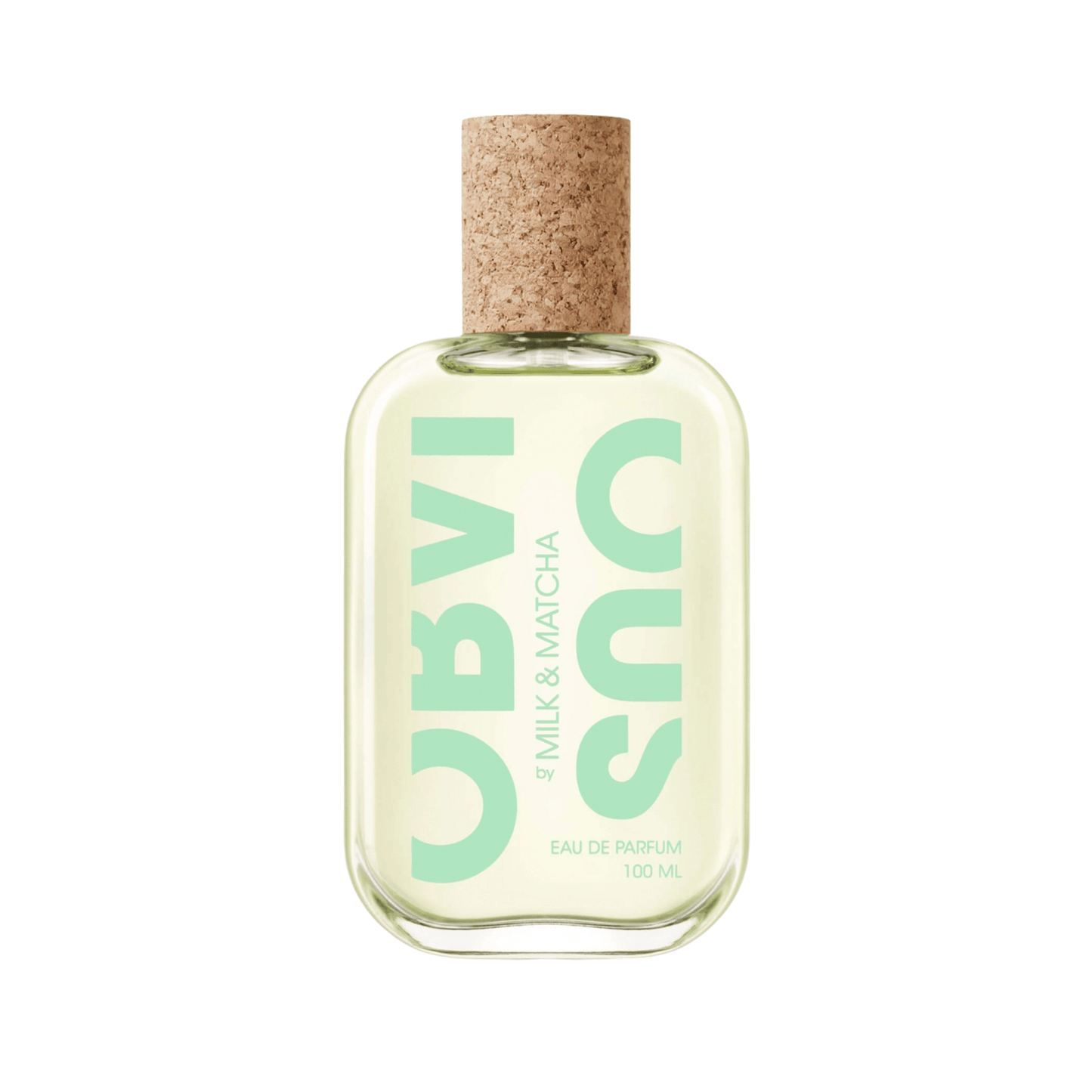 Primary Image of Milk & Matcha EDP, clear perfume bottle with cork cap