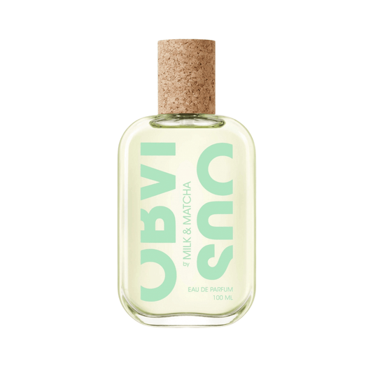 Primary Image of Milk & Matcha EDP, clear perfume bottle with cork cap