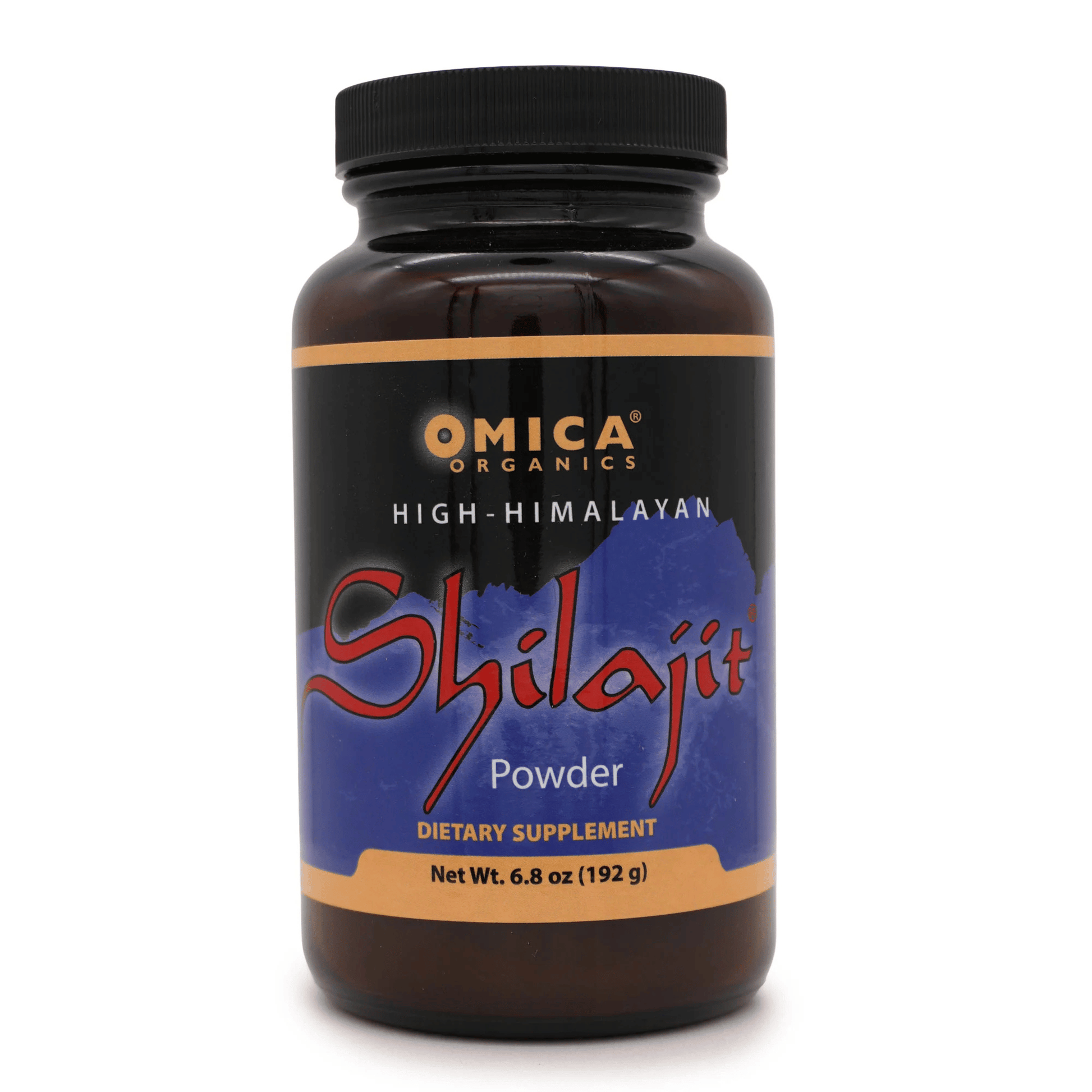 Primary Image of High Himalayan Black Shilajit Powder, black supplement jar
