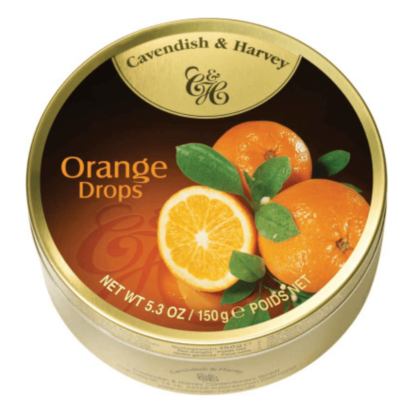 Primary Image of Orange Fruit Drops Tin