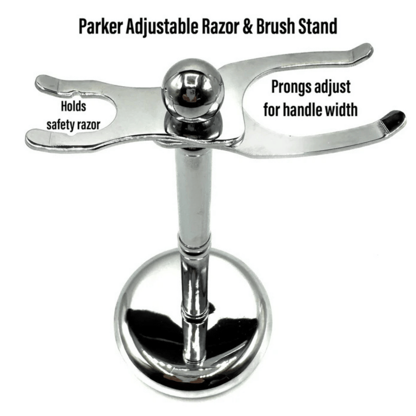 alternate image of adjustable deluxe chrome razor 