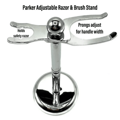 alternate image of adjustable deluxe chrome razor 